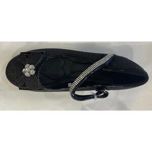 New Size 3 Girls Black Dress Shoes